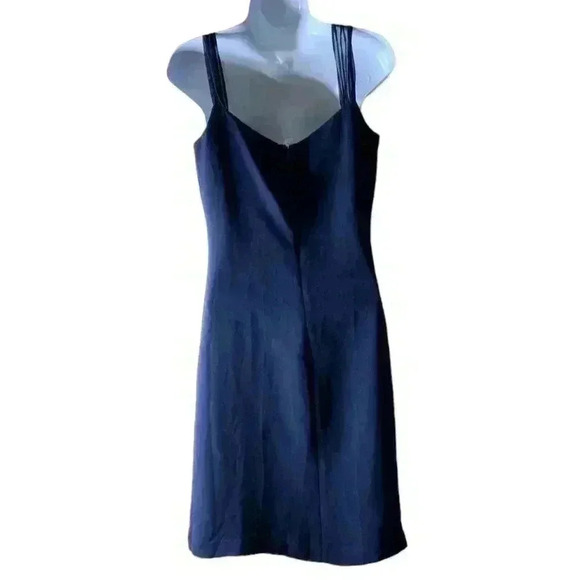 Vintage Ann Taylor Dress A-Line Strap Back Zip Women's Size 6 - Picture 2 of 7